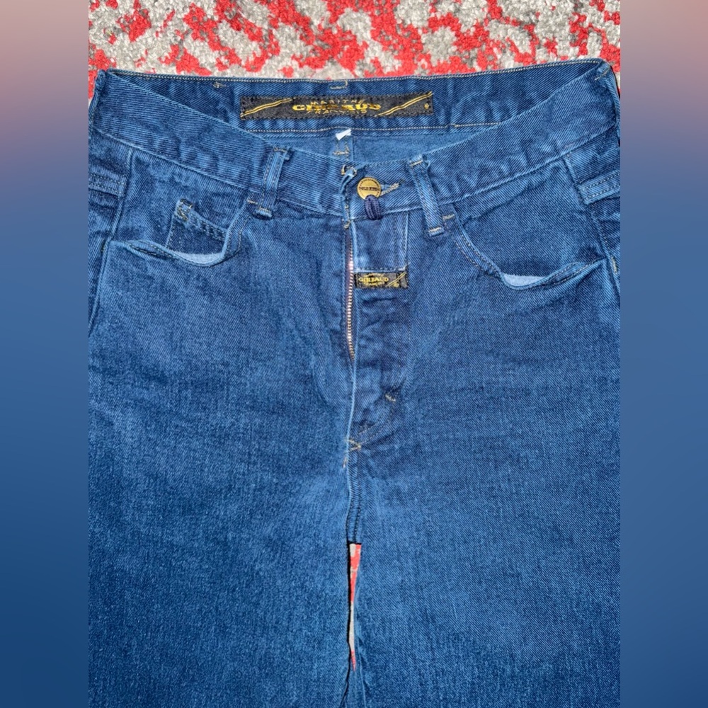 🔥Vintage Original Cut 06/1993 Marithe Francois Girbaud - Size 18 Deep Navy Denim